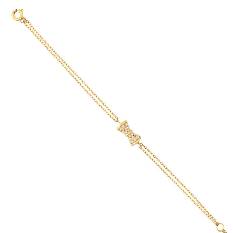 Ruban Diamond Anklet